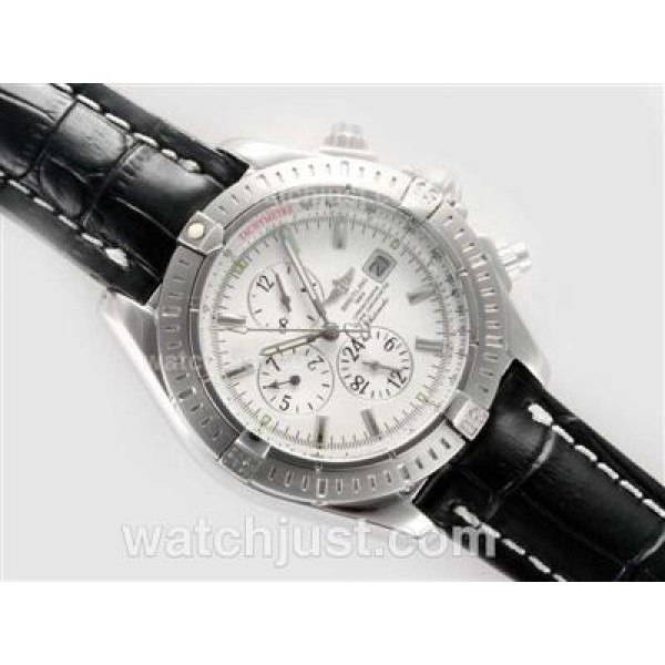 Breitling Chronomat Evolution Automatic with White Dial