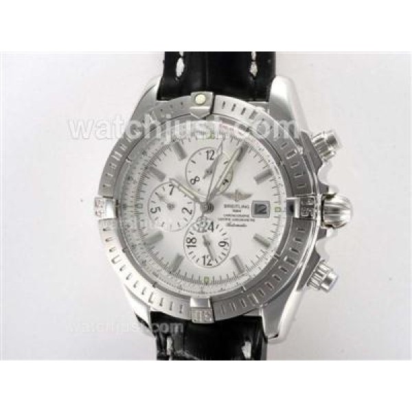 Breitling Chronomat Evolution Automatic with White Dial