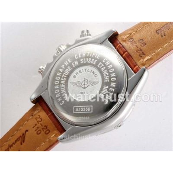 Breitling Chronomat Evolution Working Chronograph with White Dial