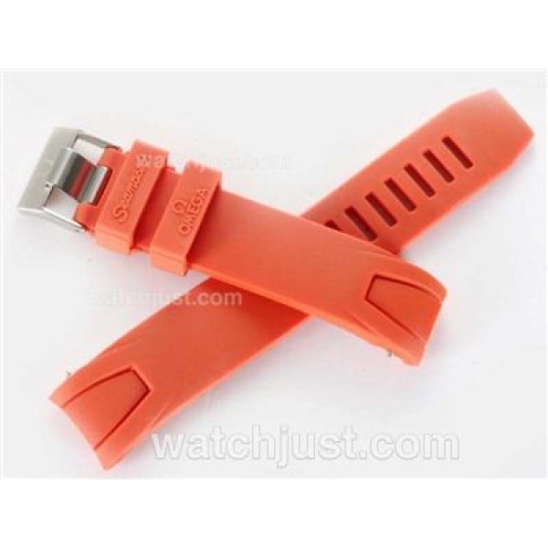 Omega Orange Rubber Strap for Seamaster Japanese Version-20MM