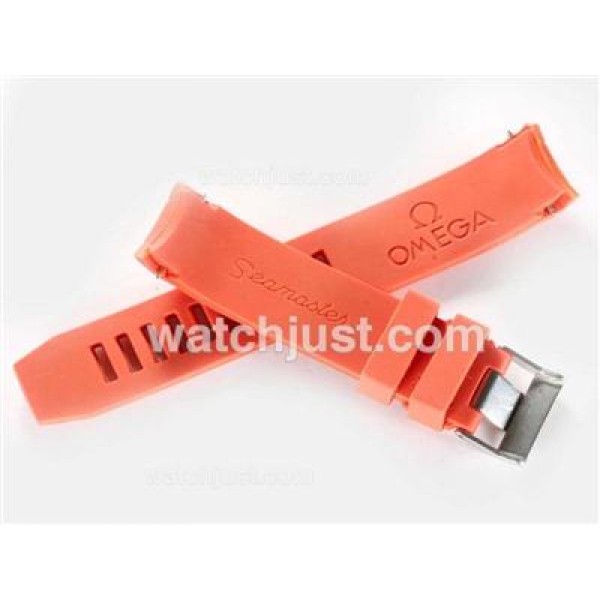 Omega Orange Rubber Strap for Seamaster Japanese Version-20MM