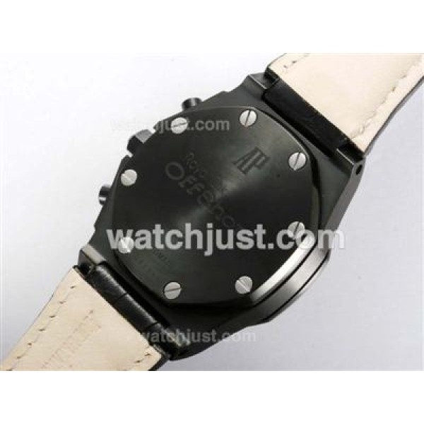 Audemars Piguet End of Days Limited Edition Chronograph Swiss Valjoux 7750 Movement PVD Case with Black Checkered Dial