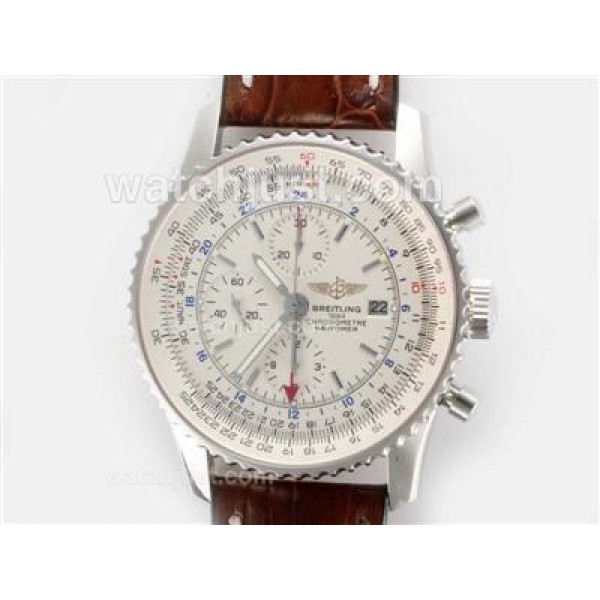 Best 1:1 Breitling Navitimer Replica Male Watches With White Dials