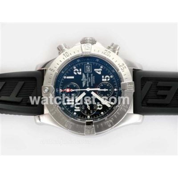 Breitling Skyland Avenger Chronograph Swiss Valjoux 7750 Movement with Black Dial-AR Coating