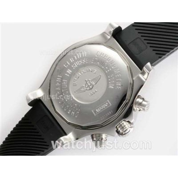 Breitling Skyland Avenger Chronograph Swiss Valjoux 7750 Movement with Black Dial-AR Coating