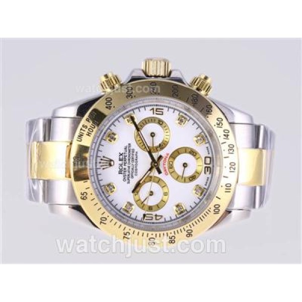 Best 1:1 40 MM Rolex Daytona 116503 Replica Watches With White Dials For Men