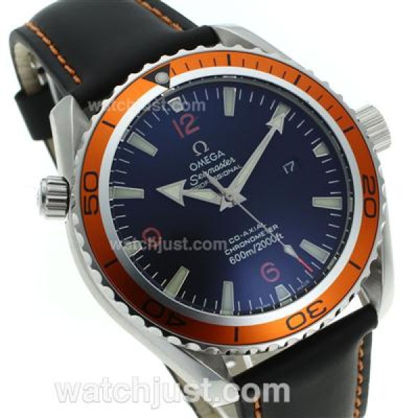 Omega Seamaster Planet Ocean With Orange Bezel-Same Chassis As Swiss ETA Version-High Quality