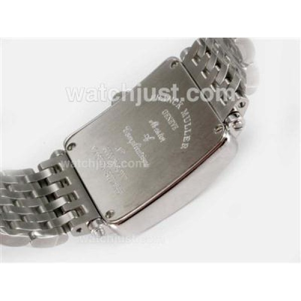 Franck Muller Master Square Swiss ETA Movement With Diamond Bezel-Colorful Number Marking