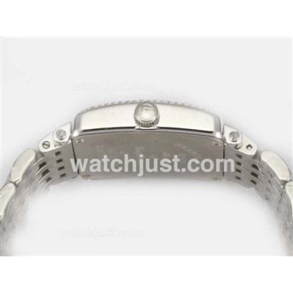 Franck Muller Master Square Swiss ETA Movement With Diamond Bezel / Black Dial-Colorful Number Marking
