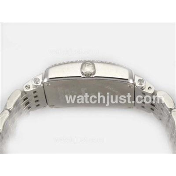 Franck Muller Master Square Swiss ETA Movement With Diamond Bezel-Colorful Roman Marking