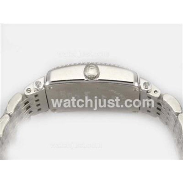 Franck Muller Master Square Swiss ETA Movement With Diamond Bezel-Number Marking