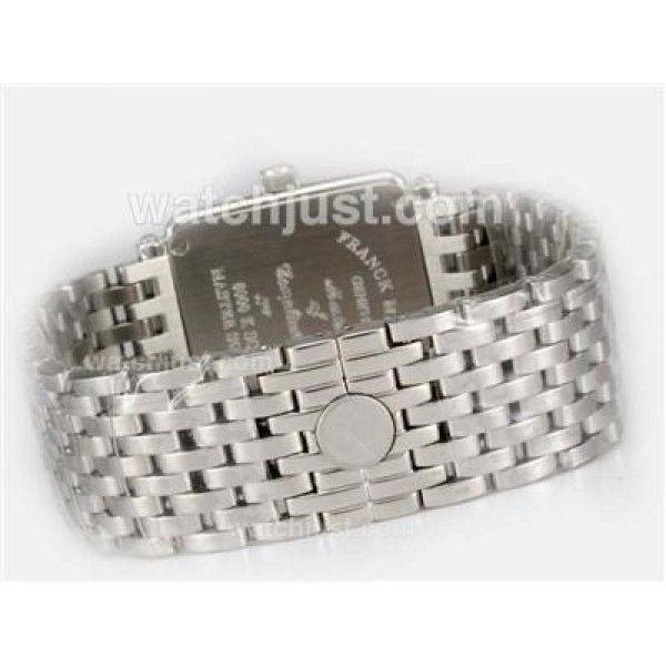 Franck Muller Master Square Swiss ETA Movement With Diamond Bezel-Number Marking