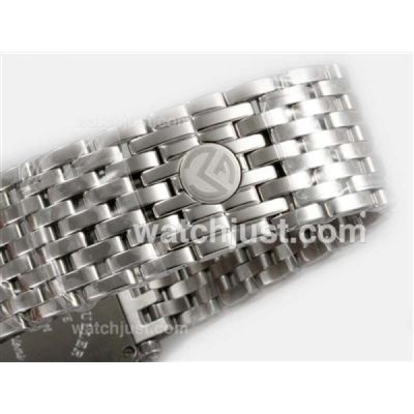 Franck Muller Master Square Swiss ETA Movement With Diamond Bezel / Black Dial-Roman Marking