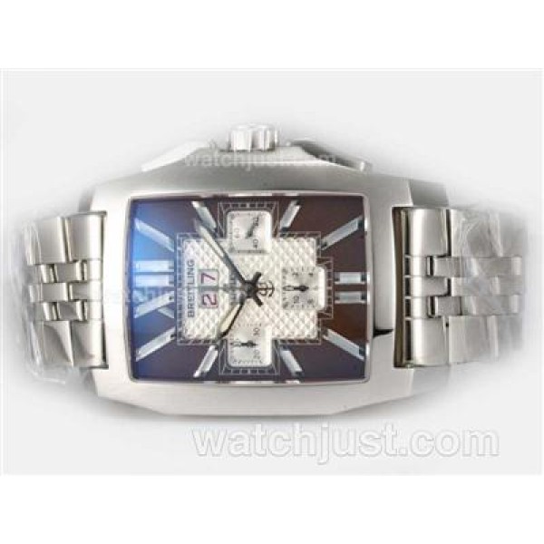 UK Swiss Made Replica Breitling Bentley Flying B Chronograph Swiss Valjoux 7750 Movement with Brown Dial-AR Coating