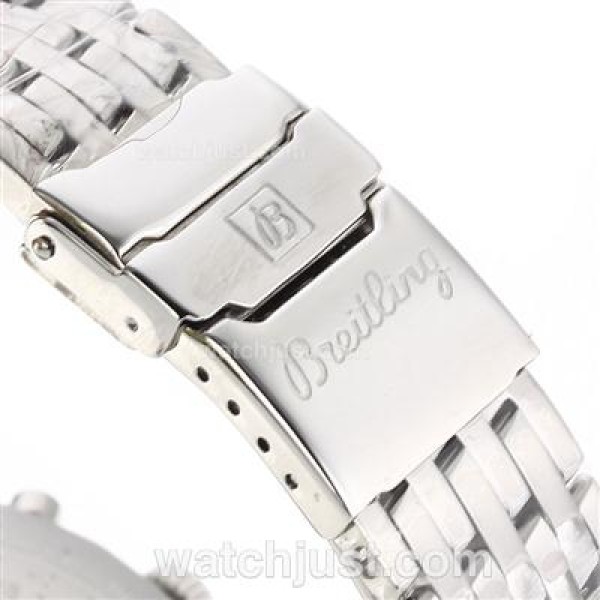 Breitling Navitimer Chronograph Swiss Valjoux 7750 Movement with Blue Dial
