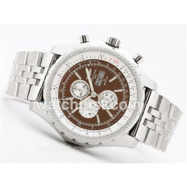 Breitling for Bentley GT Working Chronograph with Brown Dial S/S