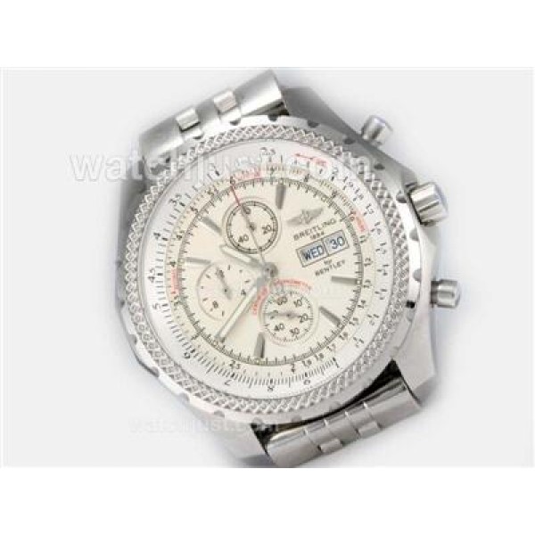 Breitling for Bentley GT Working Chronograph with White Dial