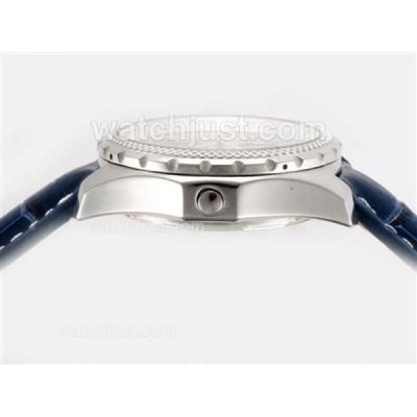Breitling for Bentley GT Working Chronograph with Blue Dial and Strap-Deployment Buckle