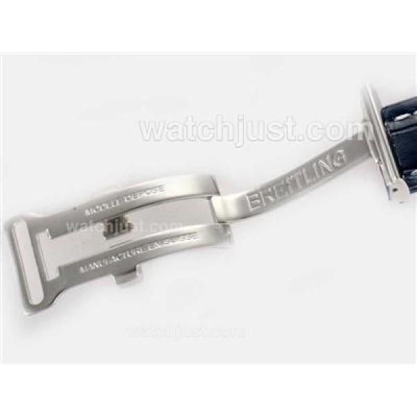 Breitling for Bentley GT Working Chronograph with Blue Dial and Strap-Deployment Buckle