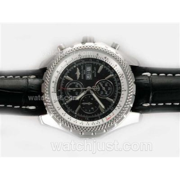 Breitling for Bentley GT Working Chronograph with Black Dial-Deployment Buckle