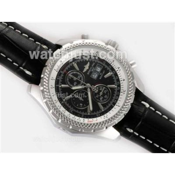 Breitling for Bentley GT Working Chronograph with Black Dial-Deployment Buckle