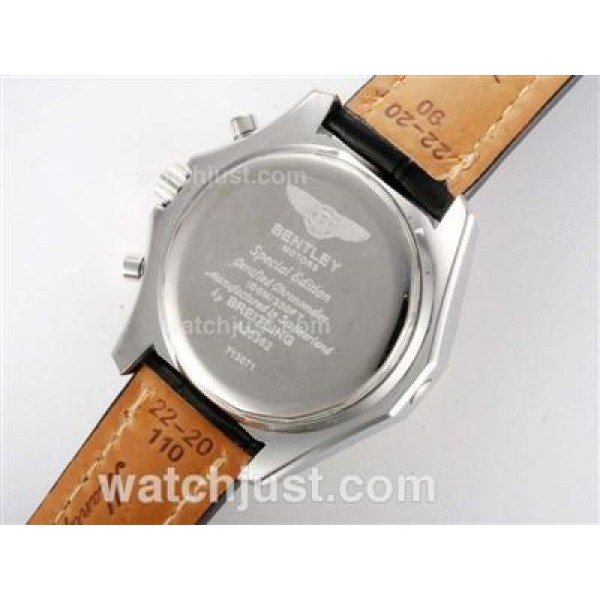 Breitling for Bentley Working Chronograph with Blue Dial-Deployment Buckle