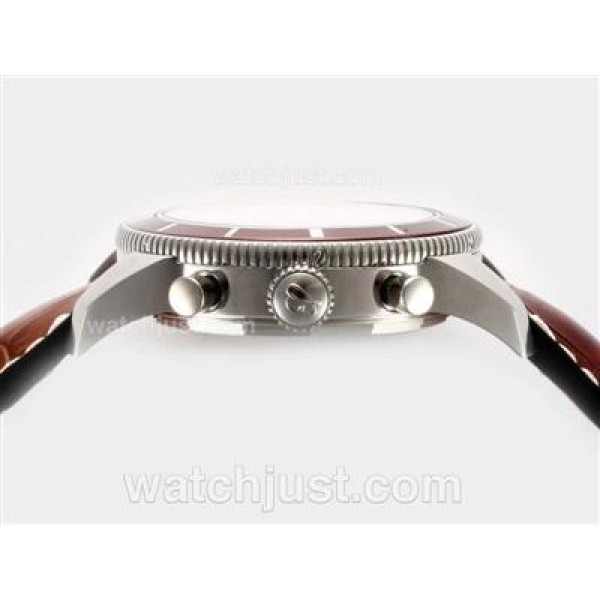 Breitling Superocean Heritage Chrono Swiss Valjoux 7750 Movement with Brown Dial-28800bph