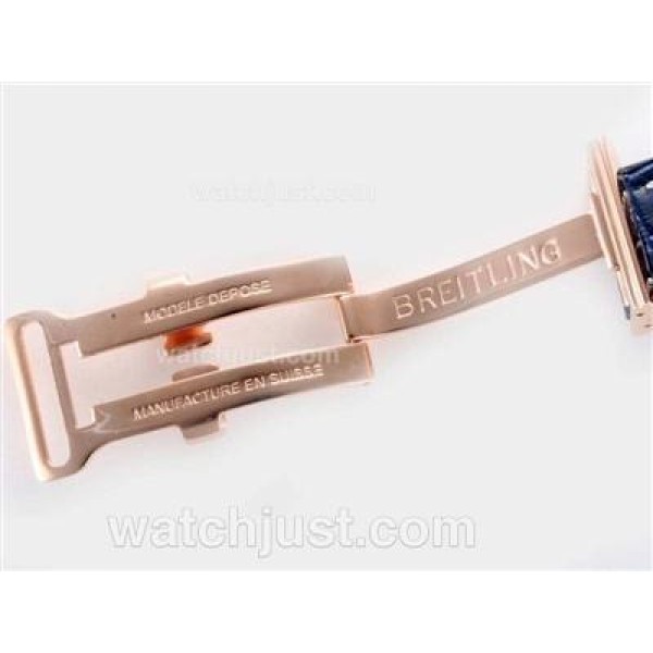 Breitling for Bentley GT Working Chronograph Rose Gold Case with Blue Dial