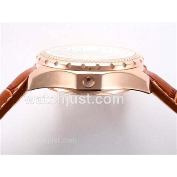 Breitling for Bentley GT Working Chronograph Rose Gold Case with White Dial