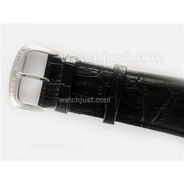Franck Muller Conquistador Chronograph Lemania Movement with Black Dial-White Marking