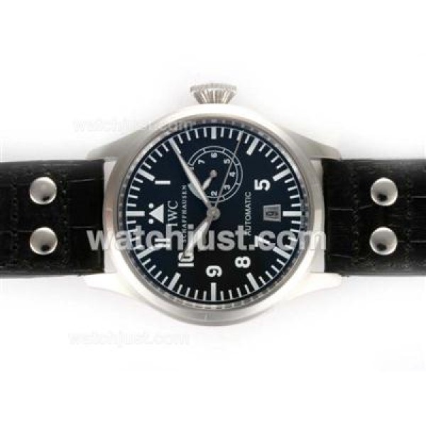 IWC Big Pilot 7 Days Working Power Reserve Automatic with Black Dial-21,600bph