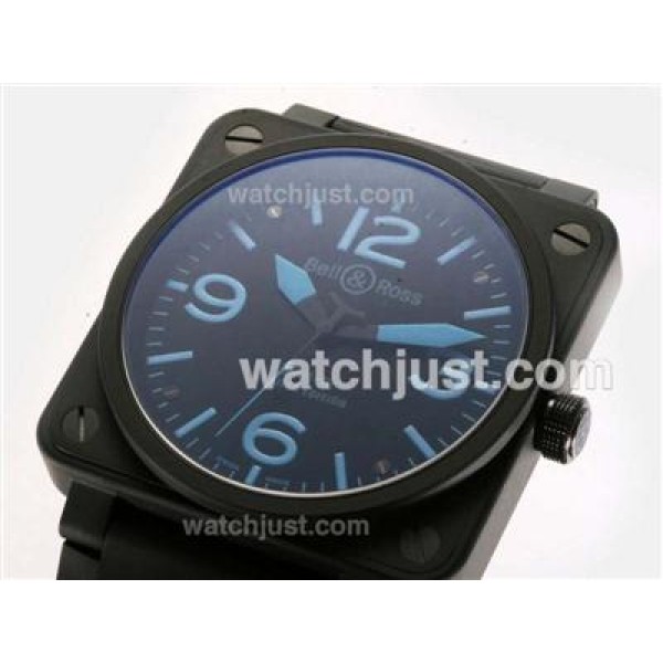 Bell & Ross BR 01-92 Swiss ETA 2892 Movement PVD Case-Blue Marking 46x46mm