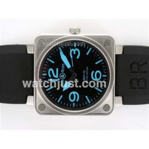 Bell & Ross BR 01-92 Swiss ETA 2892 Movement-Blue Marking 46x46mm