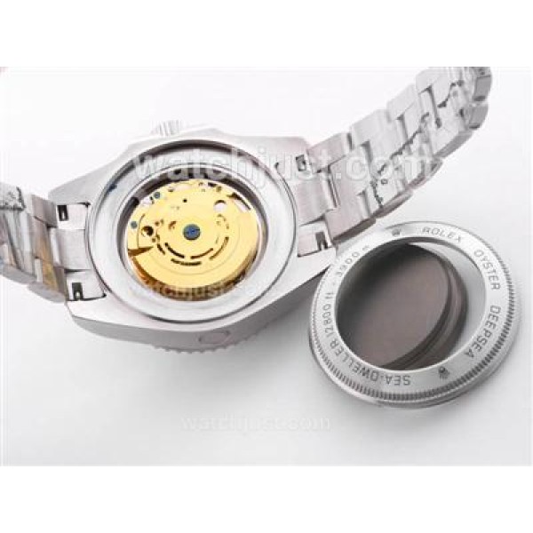 Best 1:1 Rolex Sea-Dweller Deepsea Fake Watches With Black Dials For Men