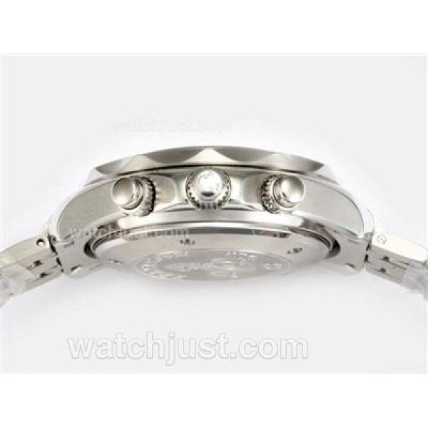 Best 1:1 Omega Seamaster Chronograph Replica Watches With Blue Dials For Men