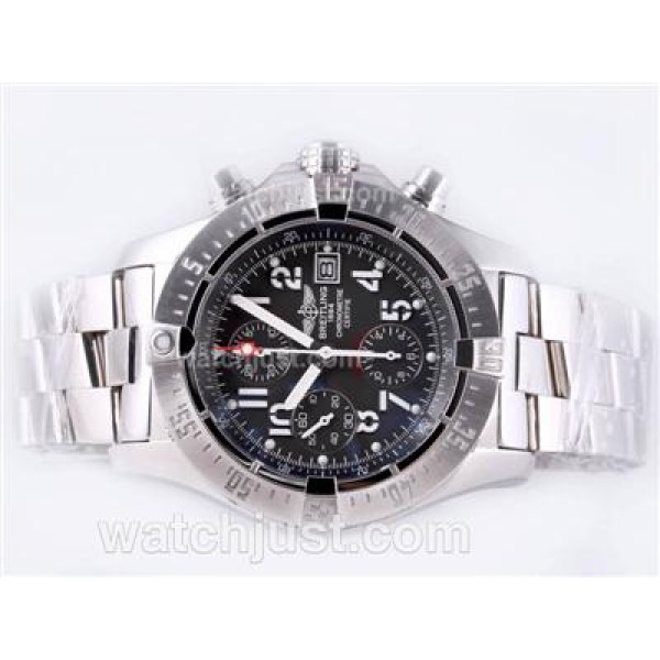 Breitling Skyland Avenger Chrono Swiss Valjoux 7750 Movement with Gray Dial-AR Coating