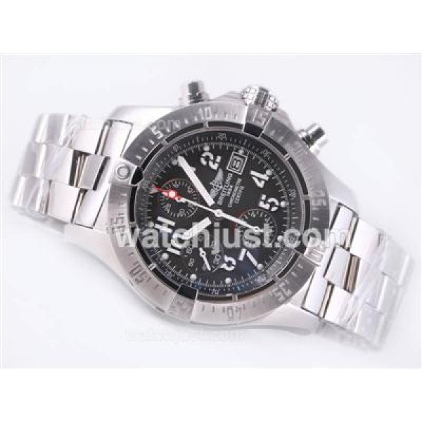 Breitling Skyland Avenger Chrono Swiss Valjoux 7750 Movement with Gray Dial-AR Coating