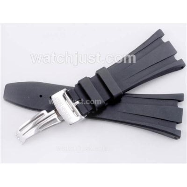 Audemars Piguet Rubber Strap with Deployment Buckle For 7750 Version