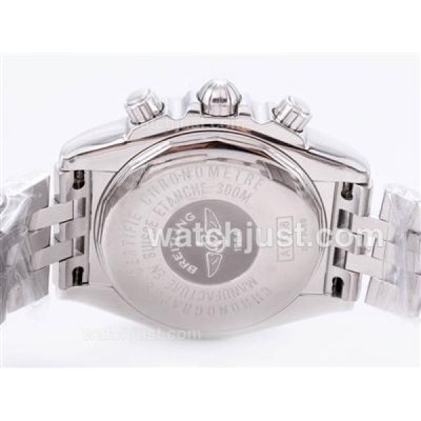 Breitling Chronomat Evolution Chronograph Swiss Valjoux 7750 Movement with Black Dial-AR Coating
