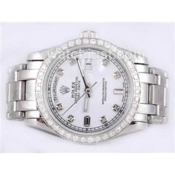 AAA Quality Rolex Day-Date Masterpiece Replica Watches With White Dials For Sale