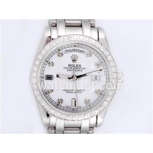 AAA Quality Rolex Day-Date Masterpiece Replica Watches With White Dials For Sale