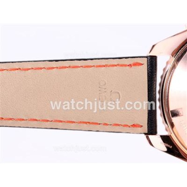 Omega Seamaster Planet Ocean Chronograph Swiss Valjoux 7750 Movement-18K Rose Gold Casing