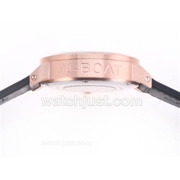 U-Boat Italo Fontana U-B497 Automatic Rose Gold Case With Yellow Marking