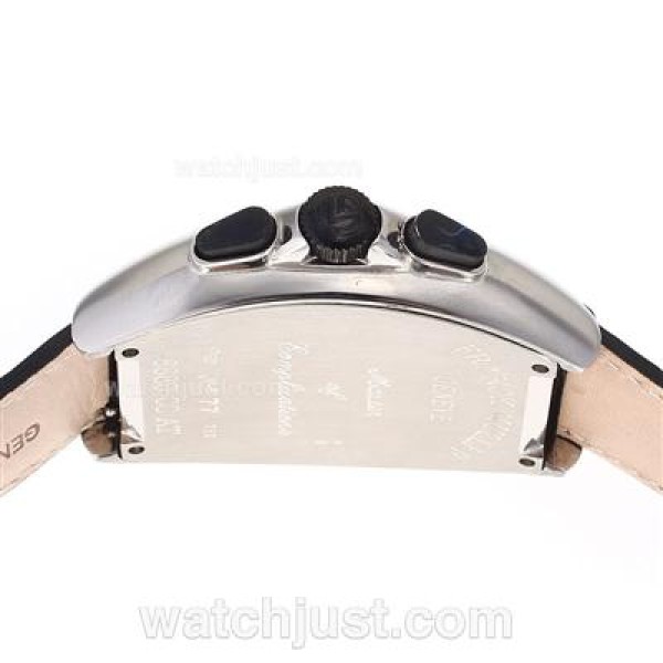 Franck Muller Casablanca Working Chrono with Black Dial-Same Structure As 7750 Version-High Quality