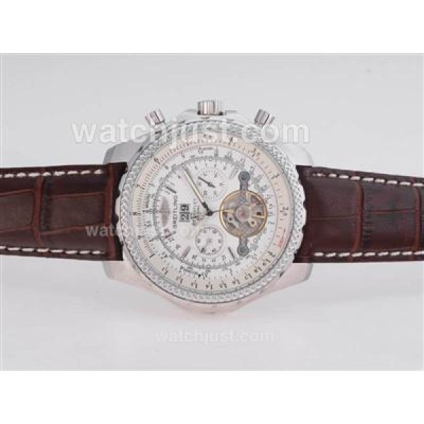Breitling for Bentley Automatic Tourbillon with White Dial