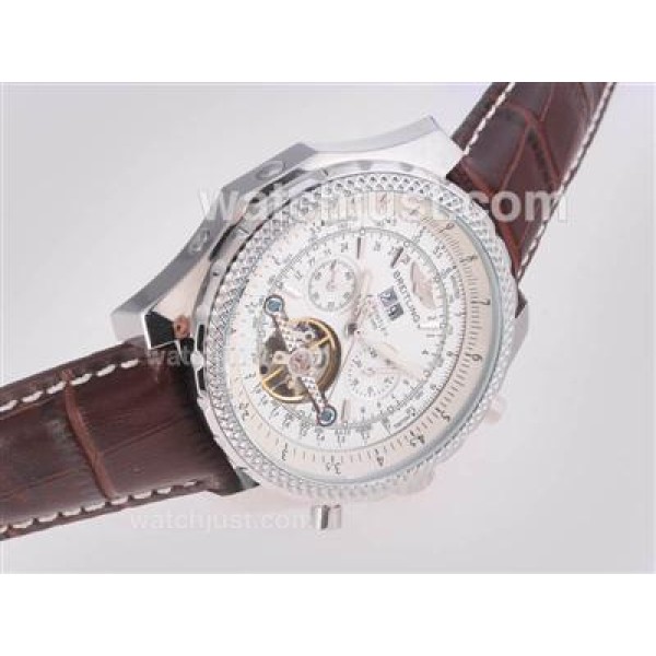 Breitling for Bentley Automatic Tourbillon with White Dial