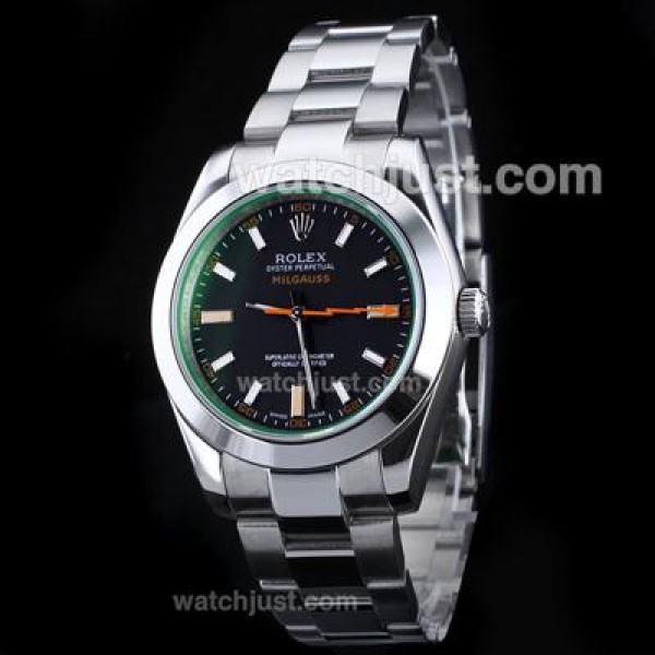 Best 1:1 Rolex Milgauss Fake Watches With Black Dials For Sale