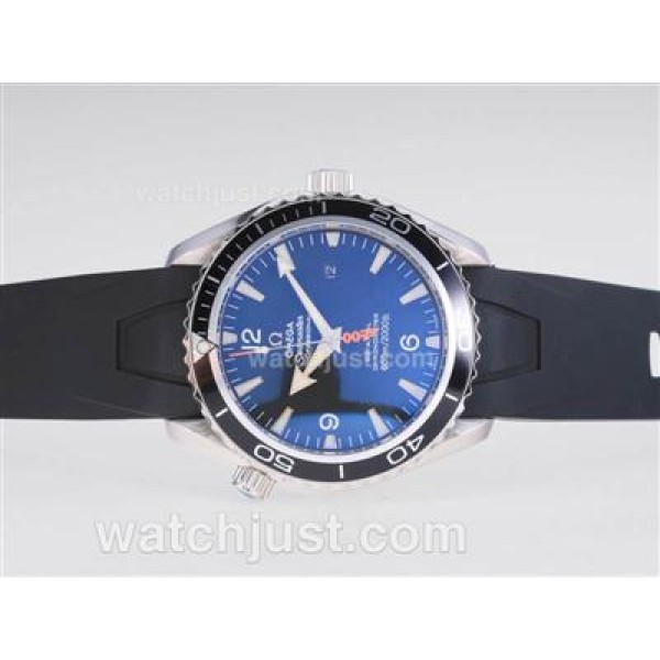 Omega Casino Royal 007 Planet Ocean With Black Bezel-Same Structure As ETA Version-High Quality