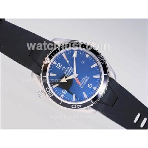 Omega Casino Royal 007 Planet Ocean With Black Bezel-Same Structure As ETA Version-High Quality