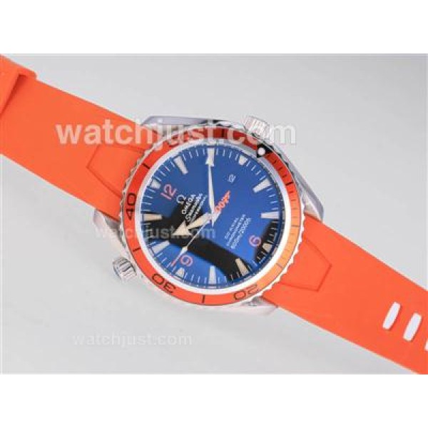 Omega Casino Royal 007 Planet Ocean With Orange Bezel-Same Structure As ETA Version-High Quality